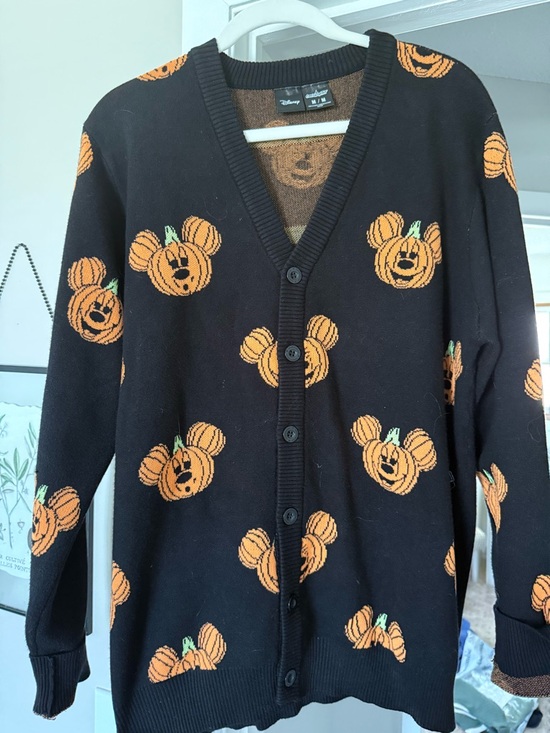 cakeworthy Sweaters - Disney Pumpkin Knit Cardigan